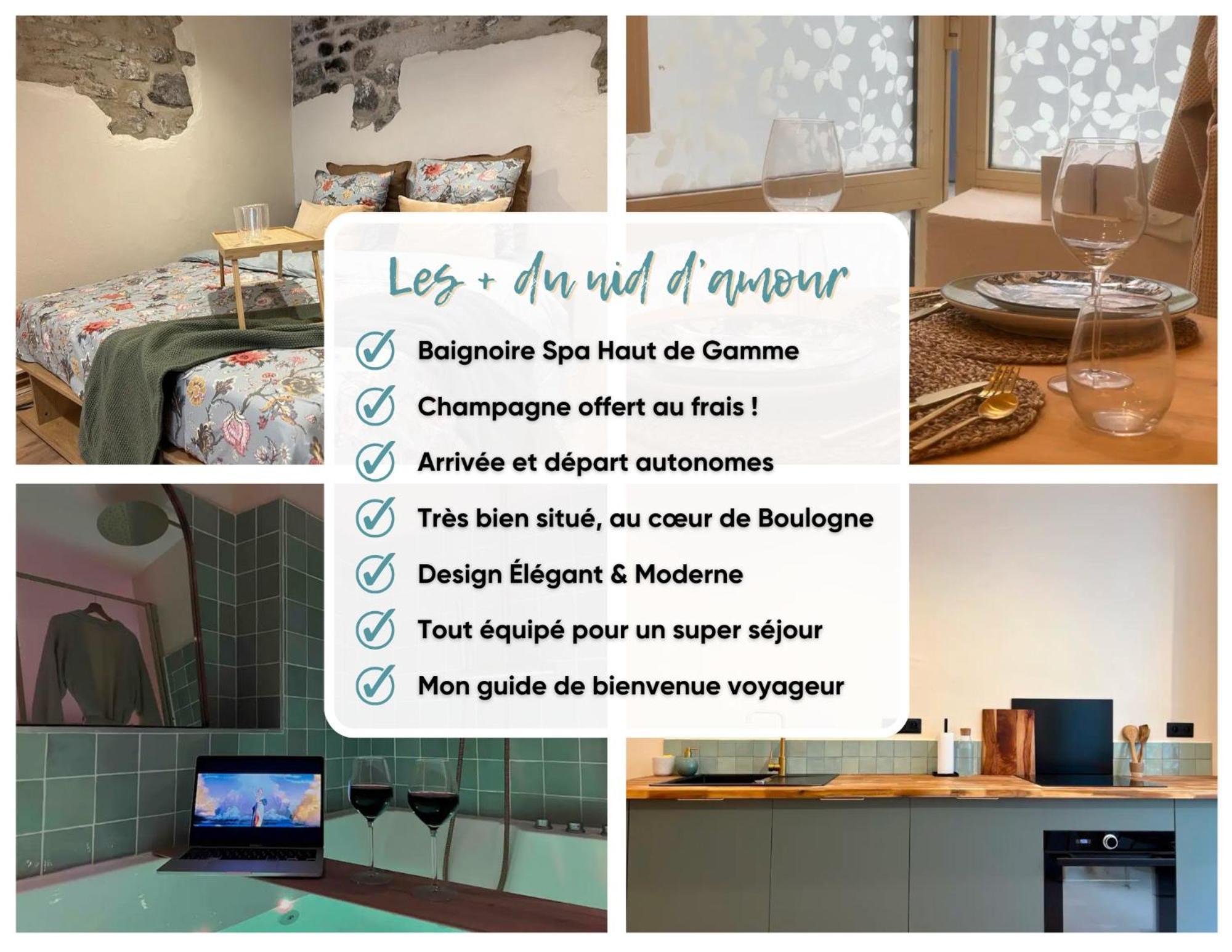 Nid D'Amour - Suite Romantique Boulogne-sur-Mer Exteriér fotografie